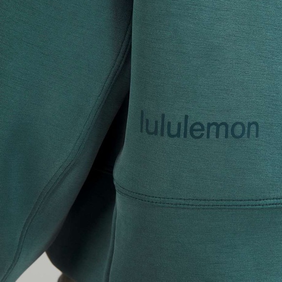 Lululemon Perfectly Oversized Cropped Crew Softstreme Green Jasper Size 10 - Picture 6 of 7